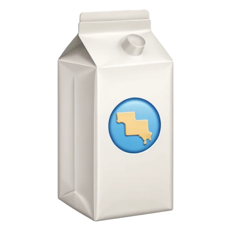 Whole Milk carton sticker