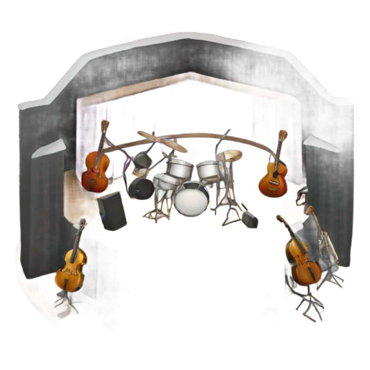 “Live music chamber” sticker