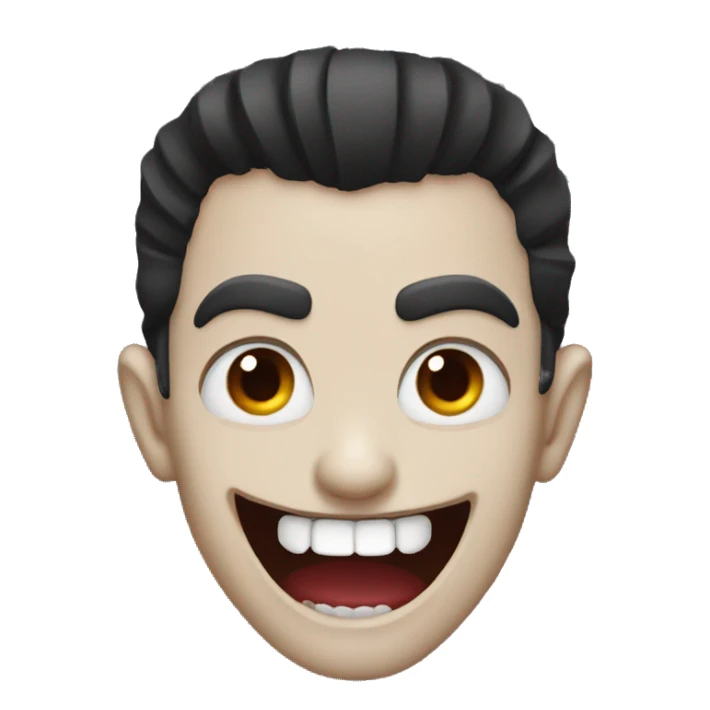 vampire smile sticker