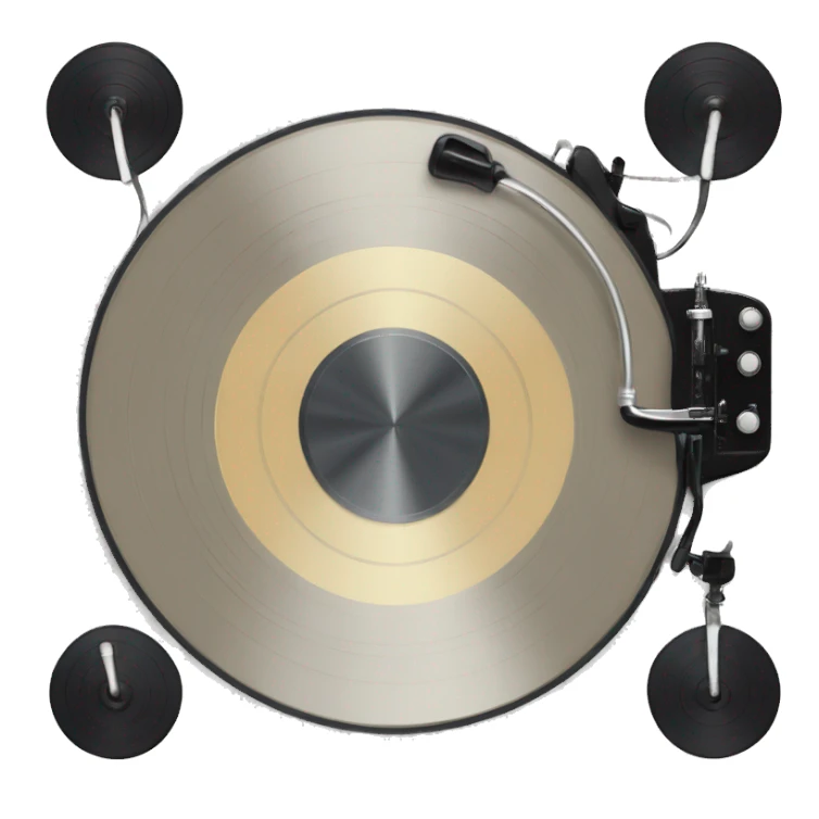 Vinyl player sticker