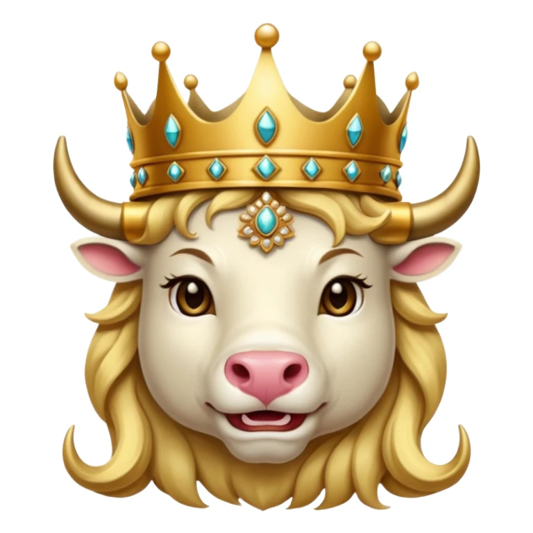 Bull princess sticker