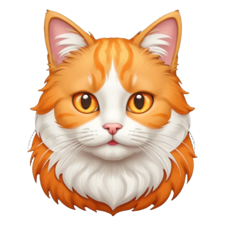 cat with mustache  sticker