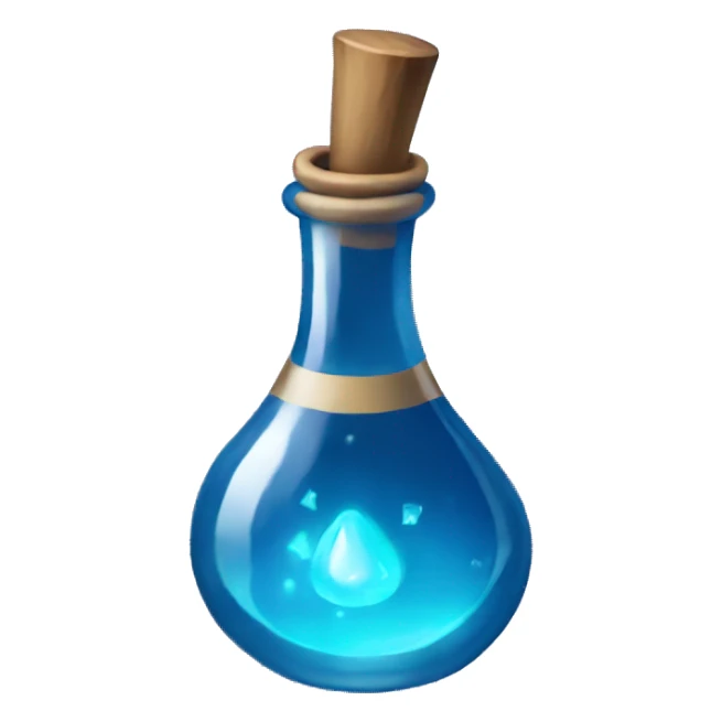 Magic blue potion  sticker