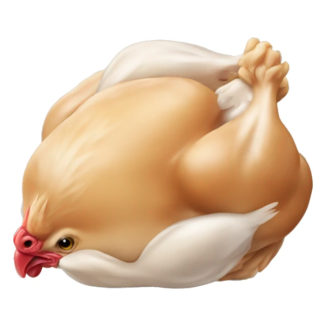 uncook chicken sticker