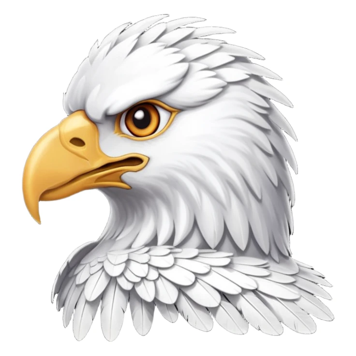 Beyaz kartal sticker