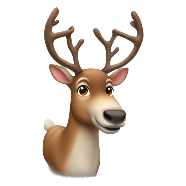 Reindeer sticker