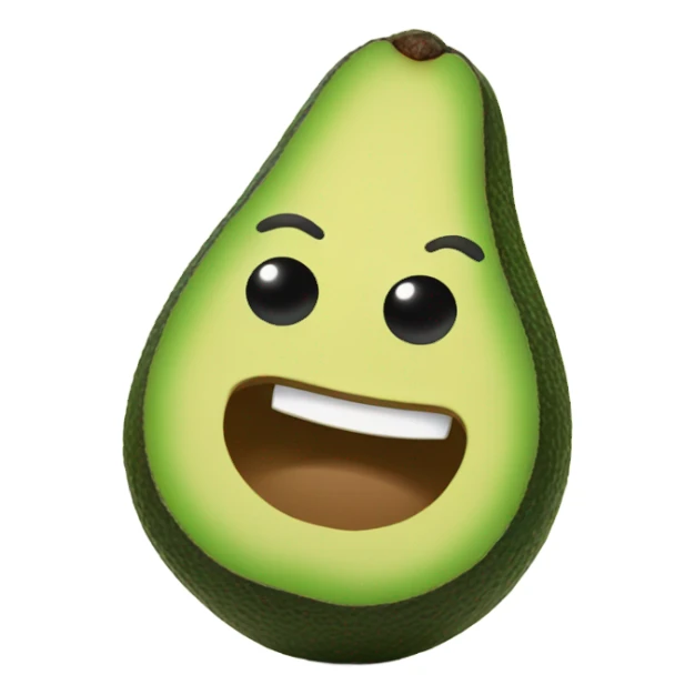 avocado takes pictures sticker
