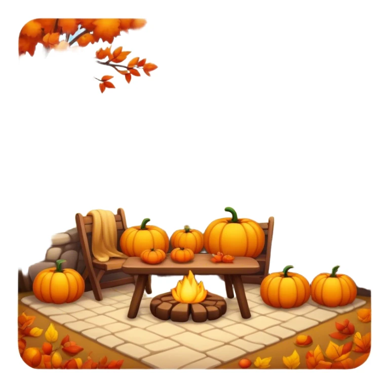 cozy autumn sticker