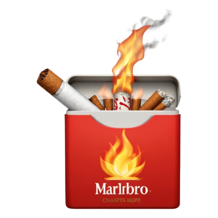 Marlboro cigrate emoji sticker