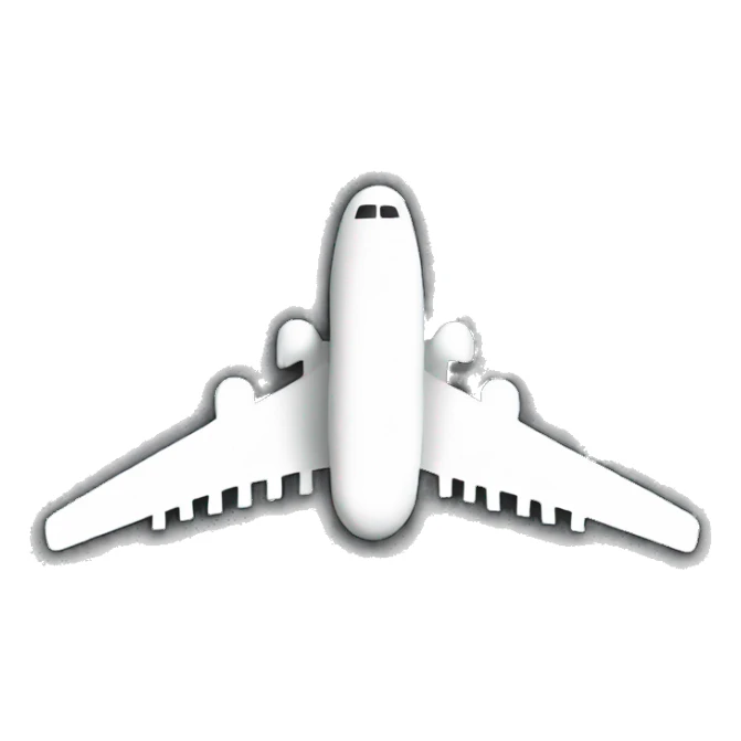 BACK OF HE AIRPLANE sticker