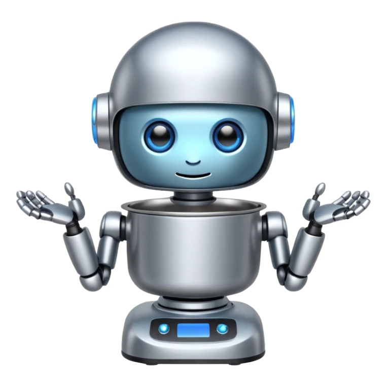 cooking robot sticker