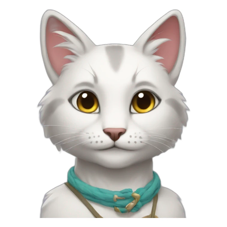 Anthro Cat Furry sticker