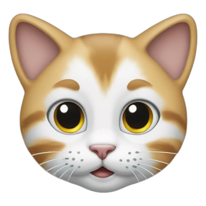 smurf cat face emoji sticker