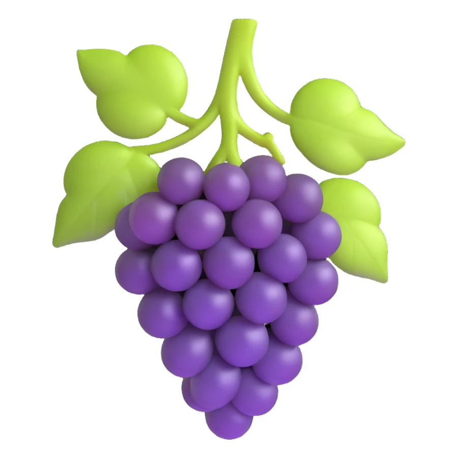 a single grape sticker
