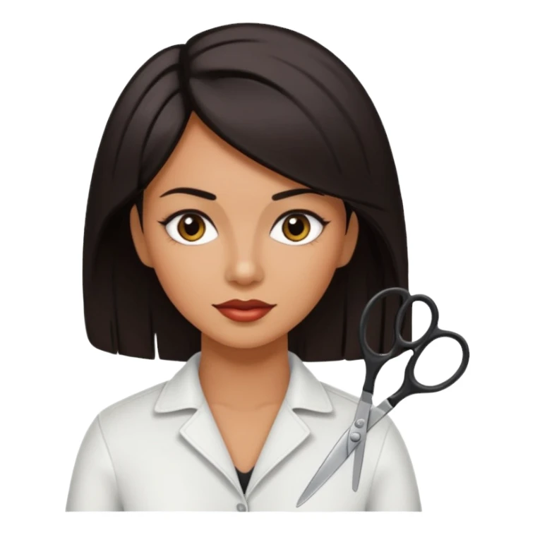 peluquera morena sticker