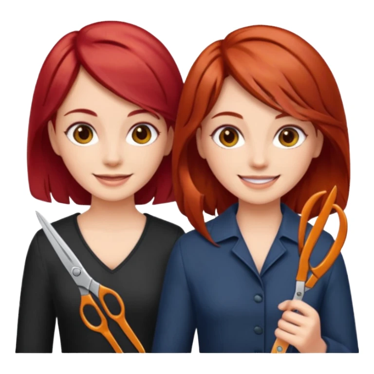 two girls sisscoring  sticker