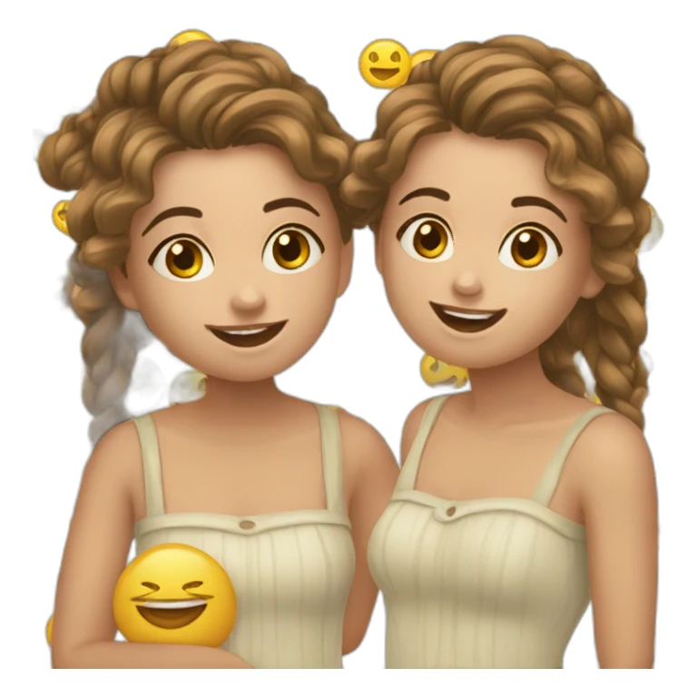 menina com cara de palhaço sticker