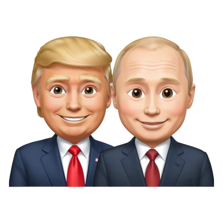 Trump and Putin sticker