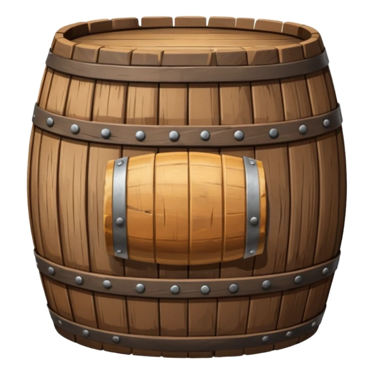 create a dnd style barrel.png using 48x48 pixels size sticker