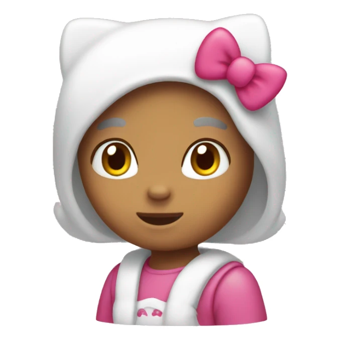 Hello kitty emoji sticker