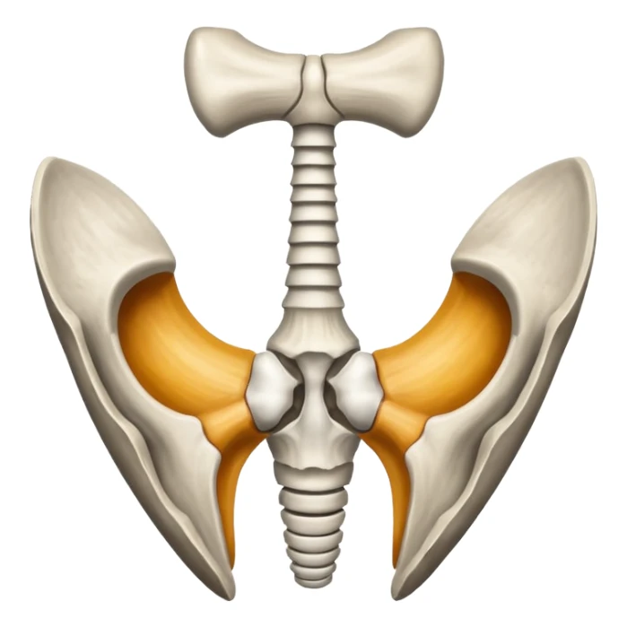 vertebra anatomy  sticker