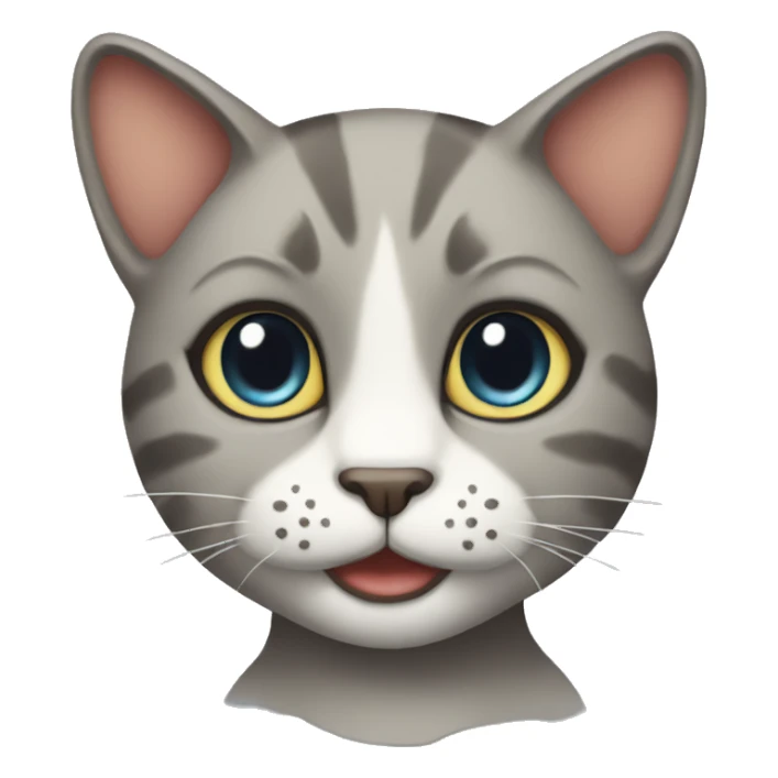 a anthropomorphic cat sticker