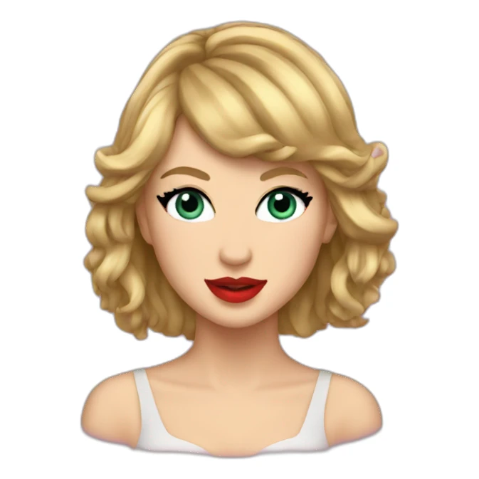 taylor swift heart sticker