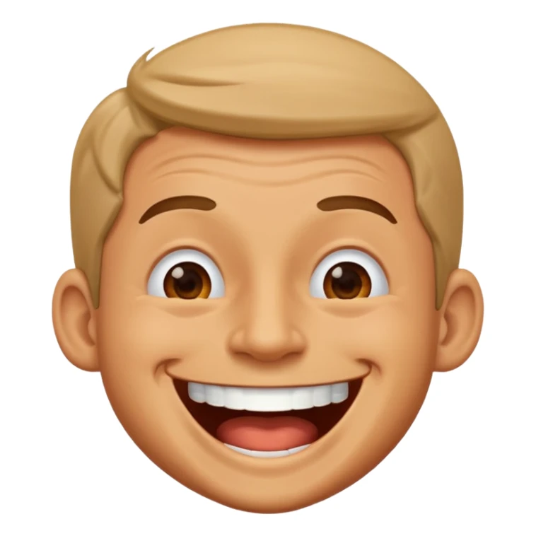 man lauughing hard  sticker