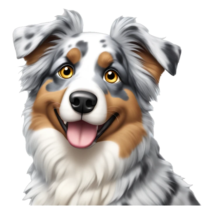 Blue merle Australian Shepherd ￼ sticker