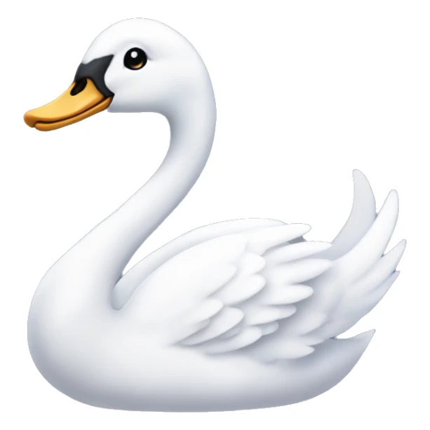 Cute swan coquette  sticker