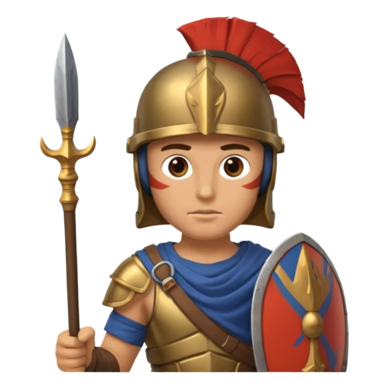 a greek soldier  sticker