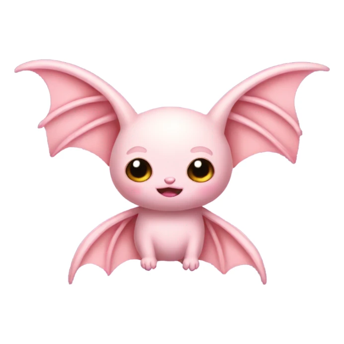 light pink bat  sticker