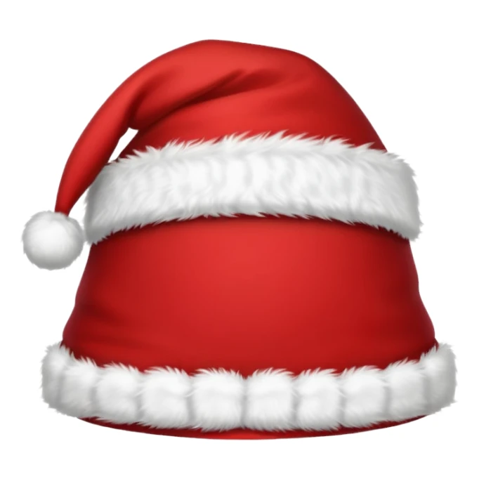 christmas santa hat alone, no face sticker