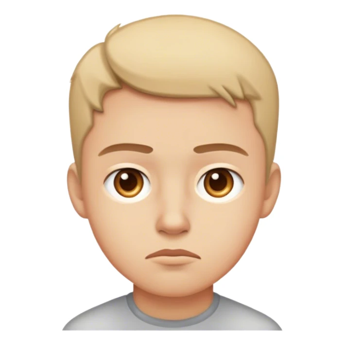 concentrating face emoji sticker
