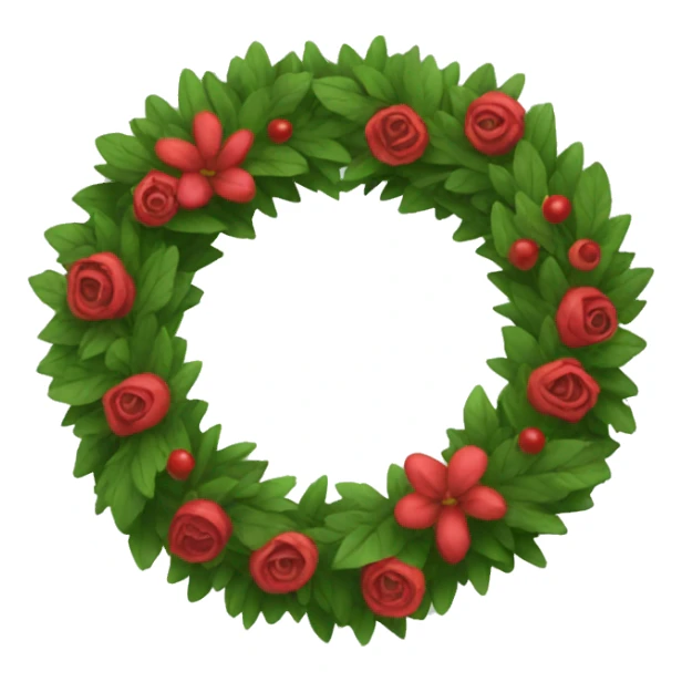 wreath  sticker