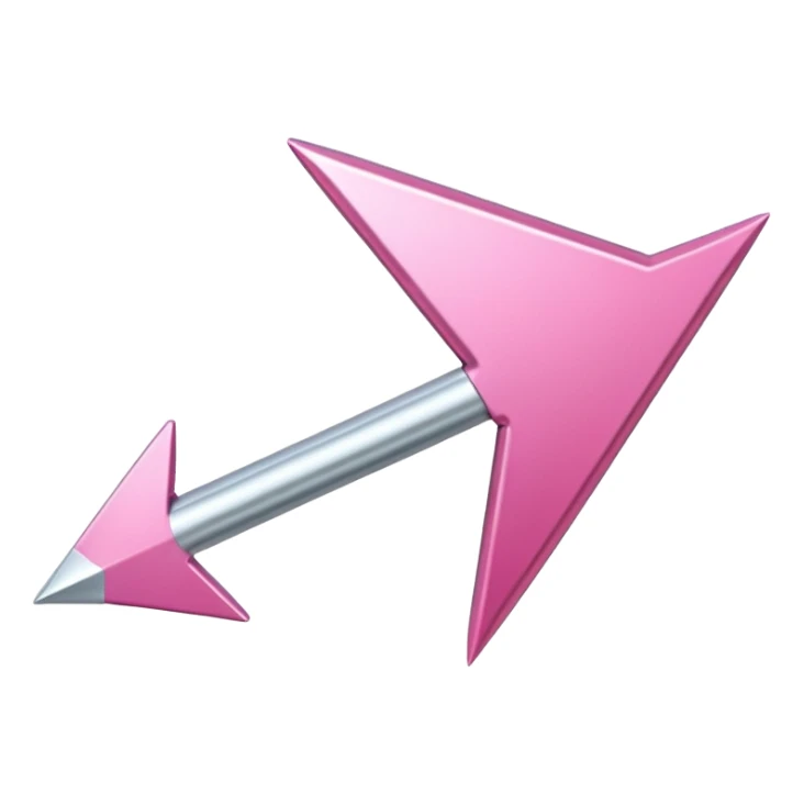 pink arrow sticker