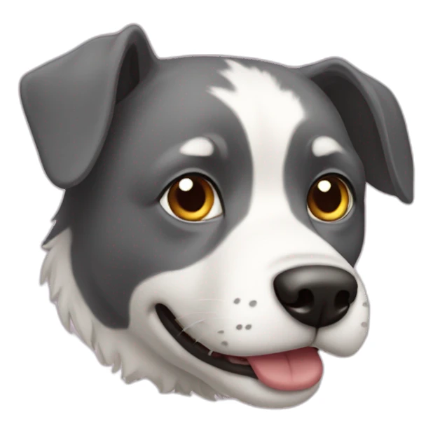 un chien sur un chat sticker