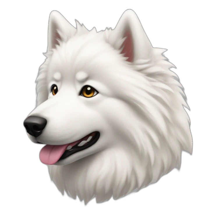 Samoyedo enfadado sticker