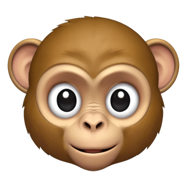 monkey with a black eye from a punch sticker