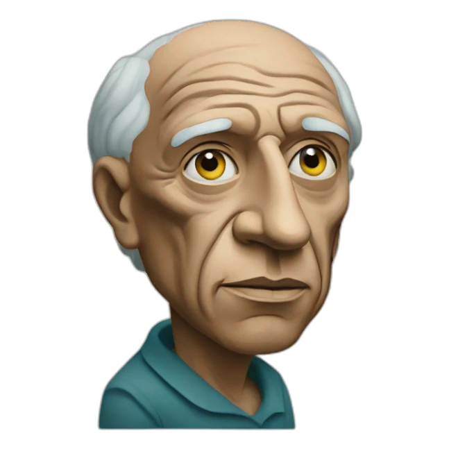 Pablo picasso qui peint sticker