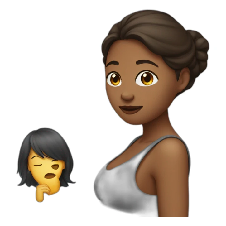 Femme enceinte sticker