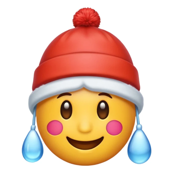Emoji clean hiver sticker