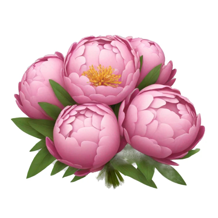 peony bouquet sticker