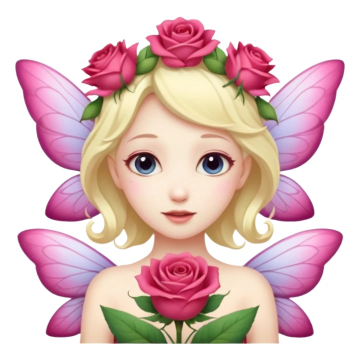 Rose wings,Flower Fairies. sticker