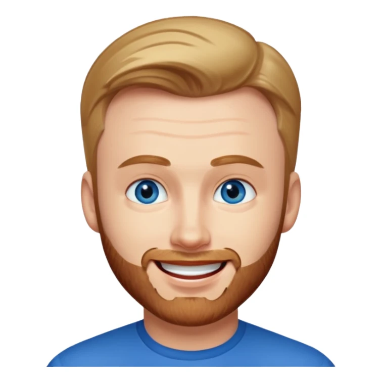 Chris Evans with blue eyes sticker