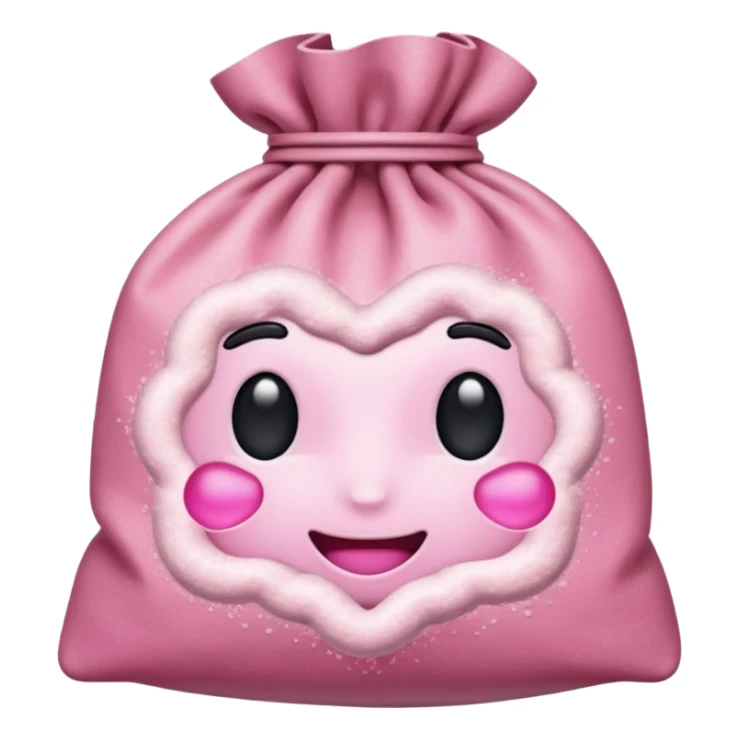 Emoji de una bolsa de tussi sticker