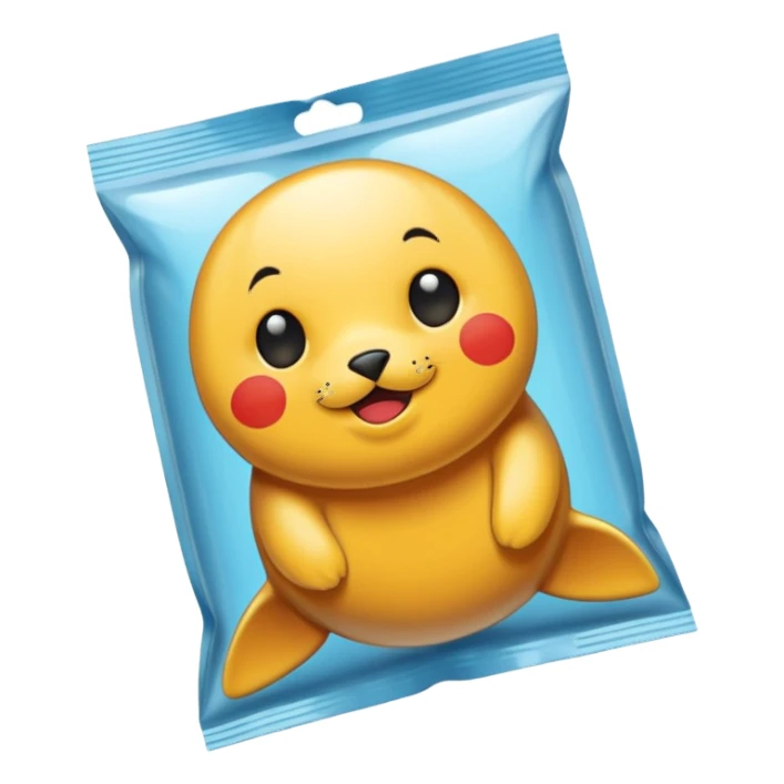 PLASTIC SEAL, packaging sticker