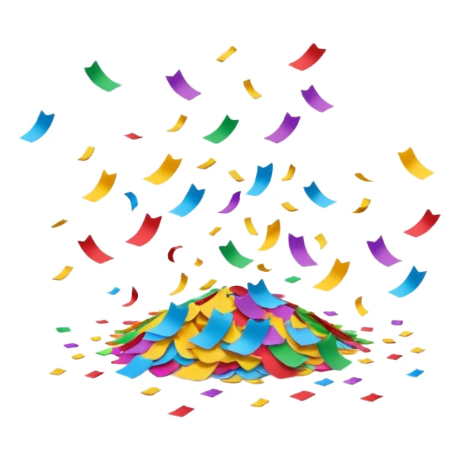 confetti sticker