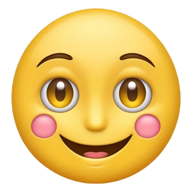 Emoji with one eye up side down sticker