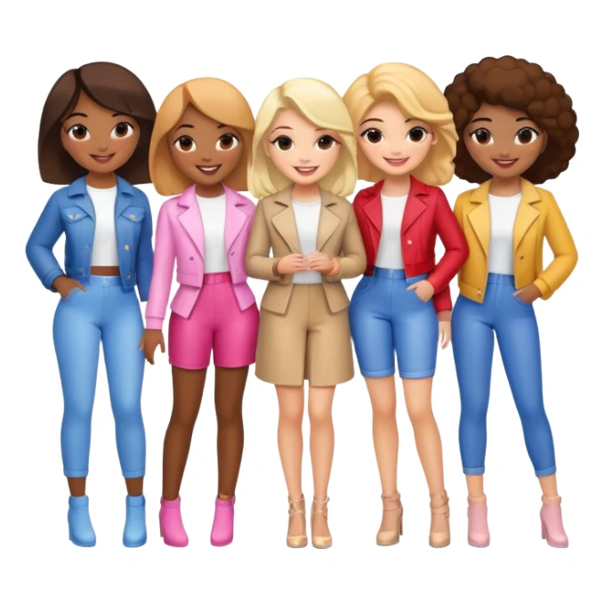 Main pop girls sticker